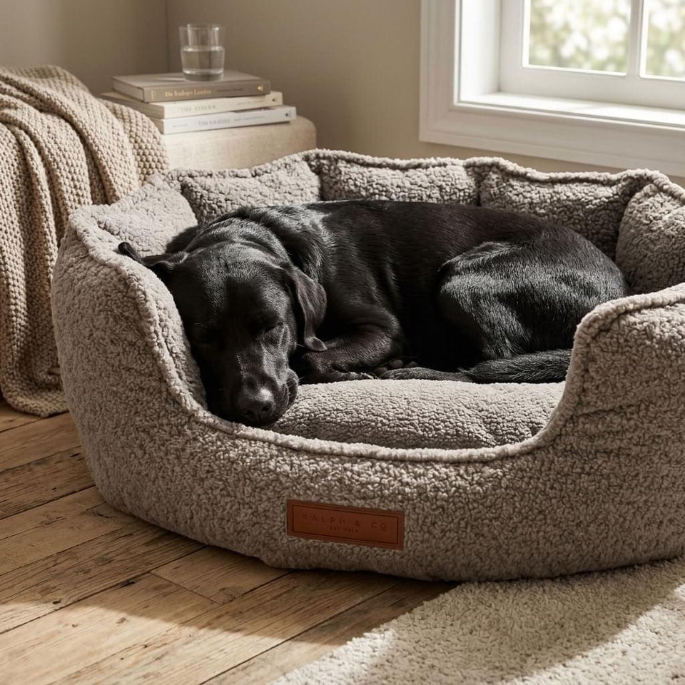 Elterwater Bouclé Memory Foam Nest Dog Bed - Pawlunova
