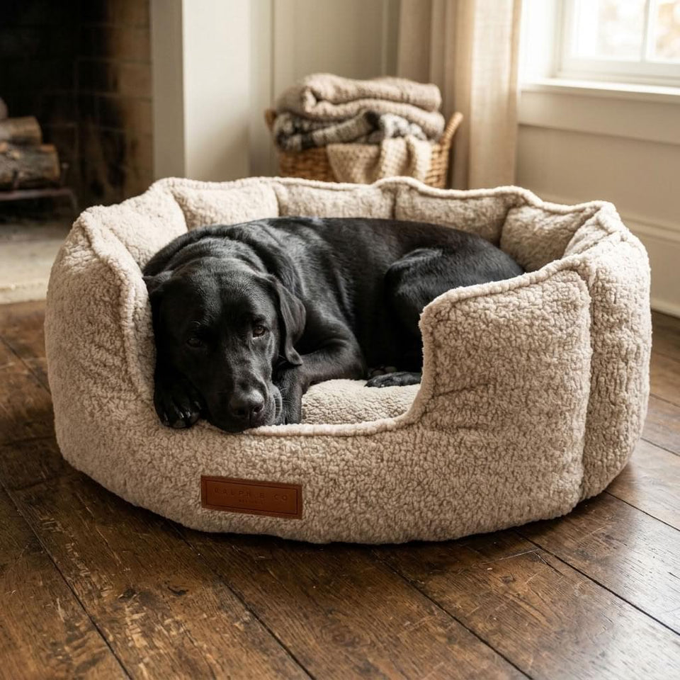 Elterwater Bouclé Memory Foam Nest Dog Bed - Pawlunova