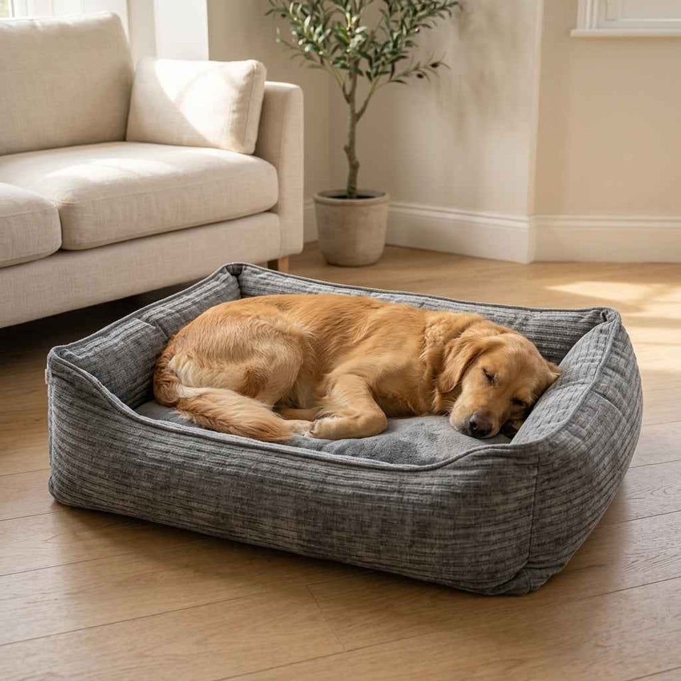 Kendal Corduroy Memory Foam Dog Bed - Pawlunova