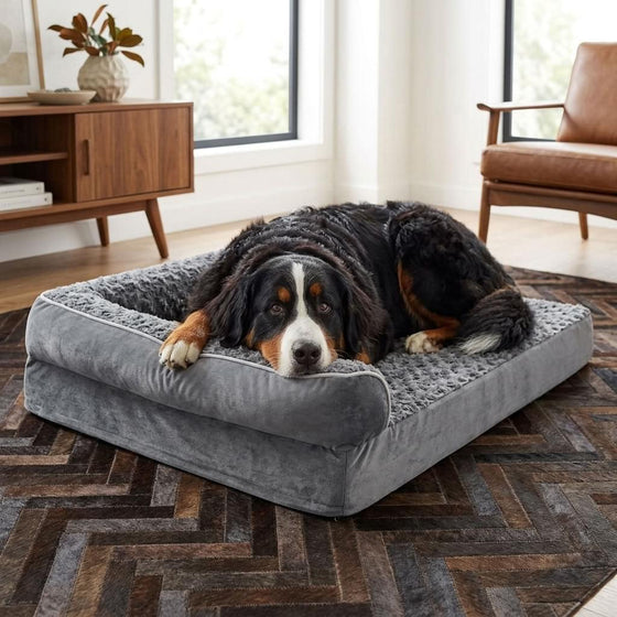 Nocturne Orthopaedic Bolster Dog Bed - Pawlunova