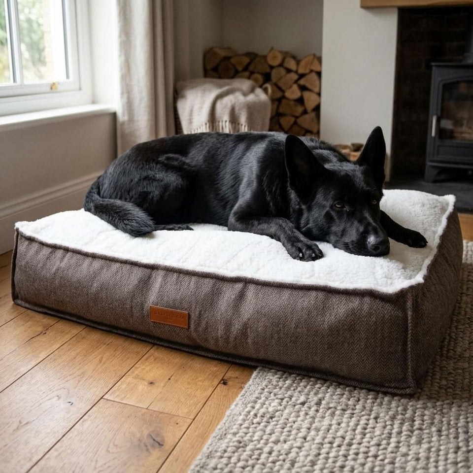 Patterdale Tweed Orthopaedic Dog Mattress - Pawlunova