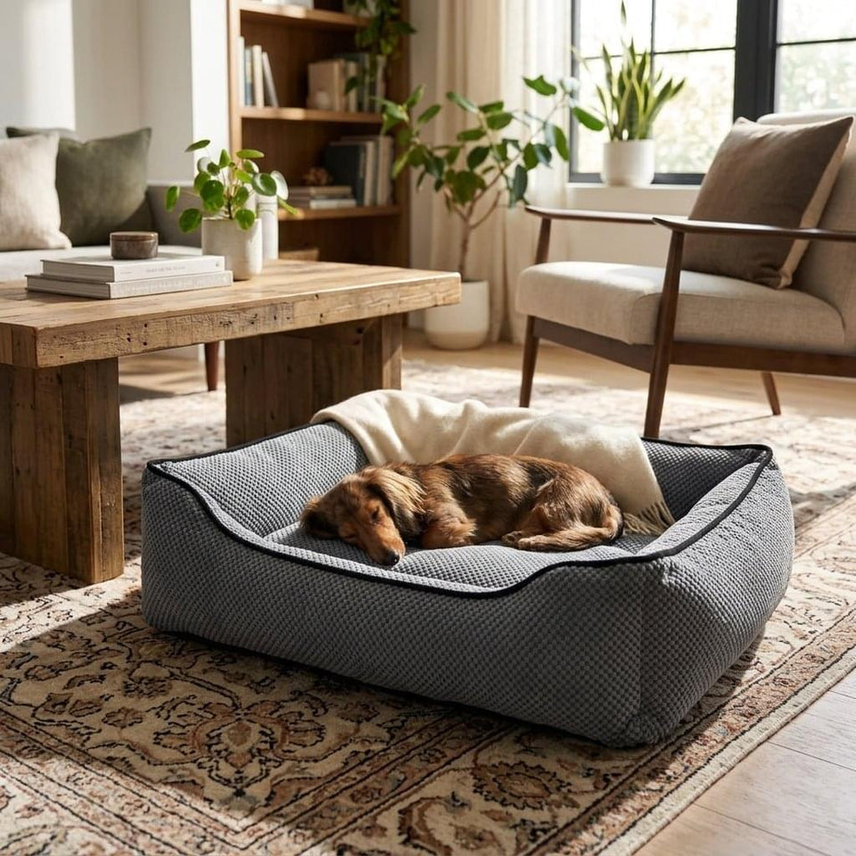 Rydal Personalised Plush Dog Bed - Pawlunova