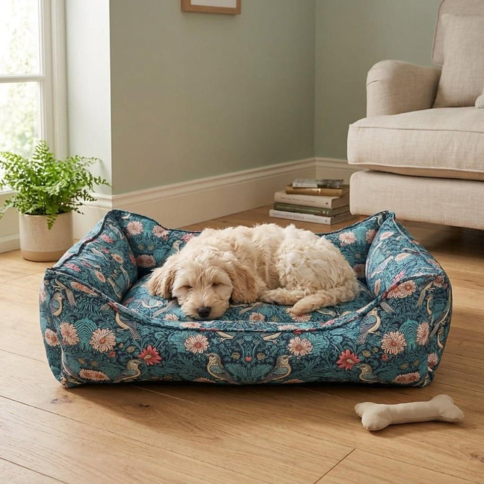 Tetbury Songbird Bolster Dog Bed - Pawlunova