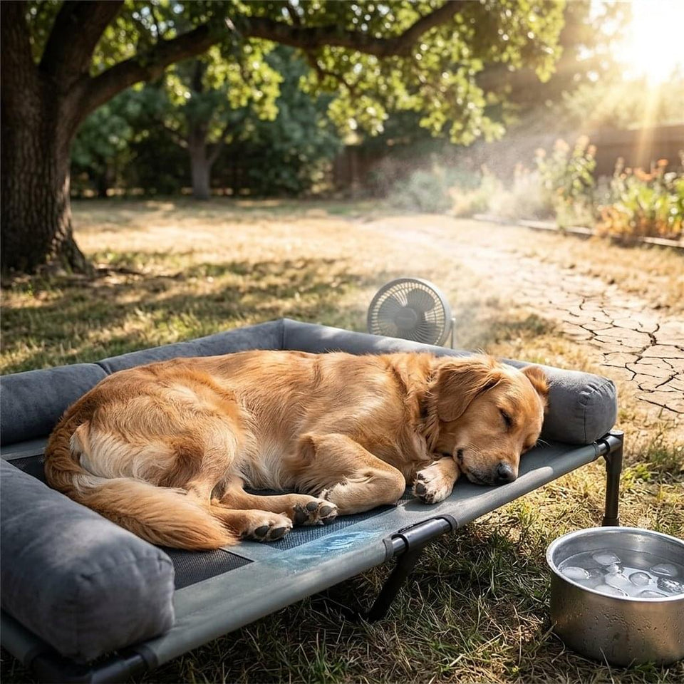 Windermere Elevated Mesh Dog Bed - Pawlunova