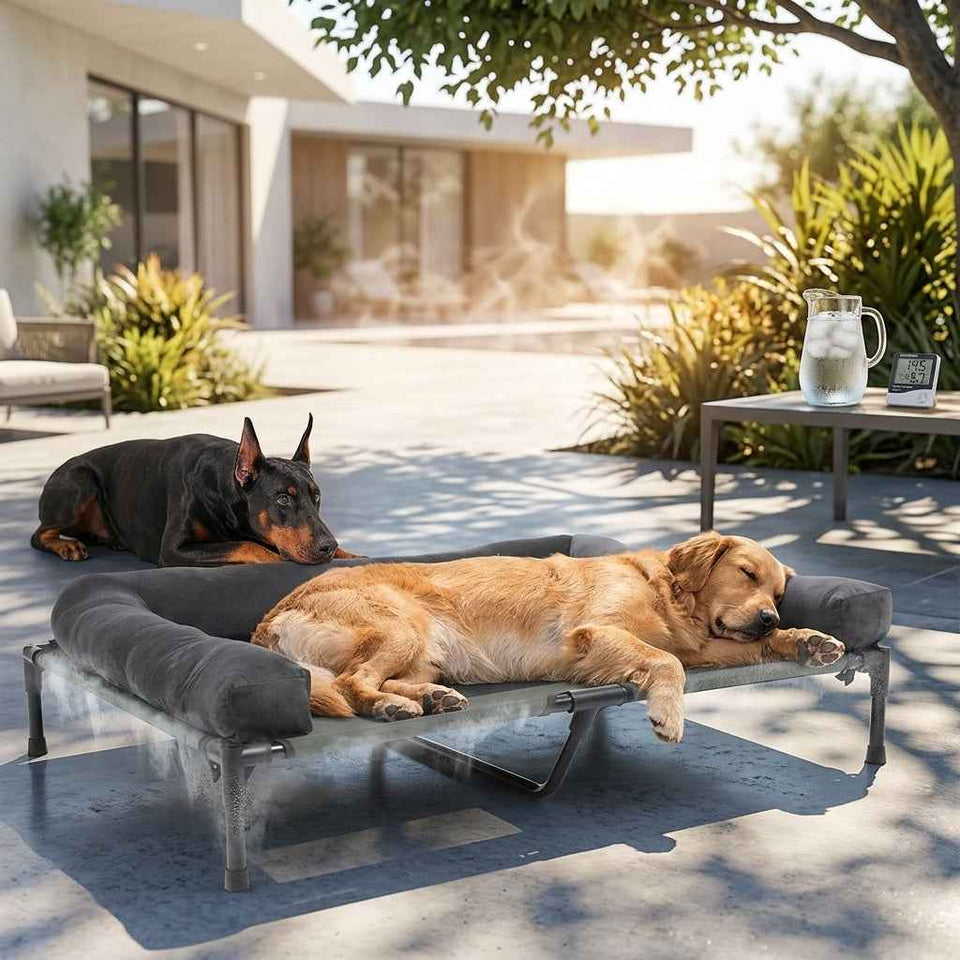 Windermere Elevated Mesh Dog Bed - Pawlunova