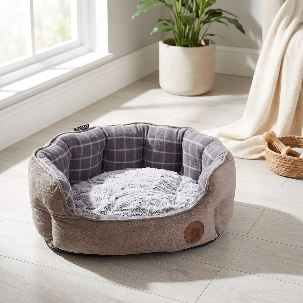 Petface Bamboo Oval Dog Bed