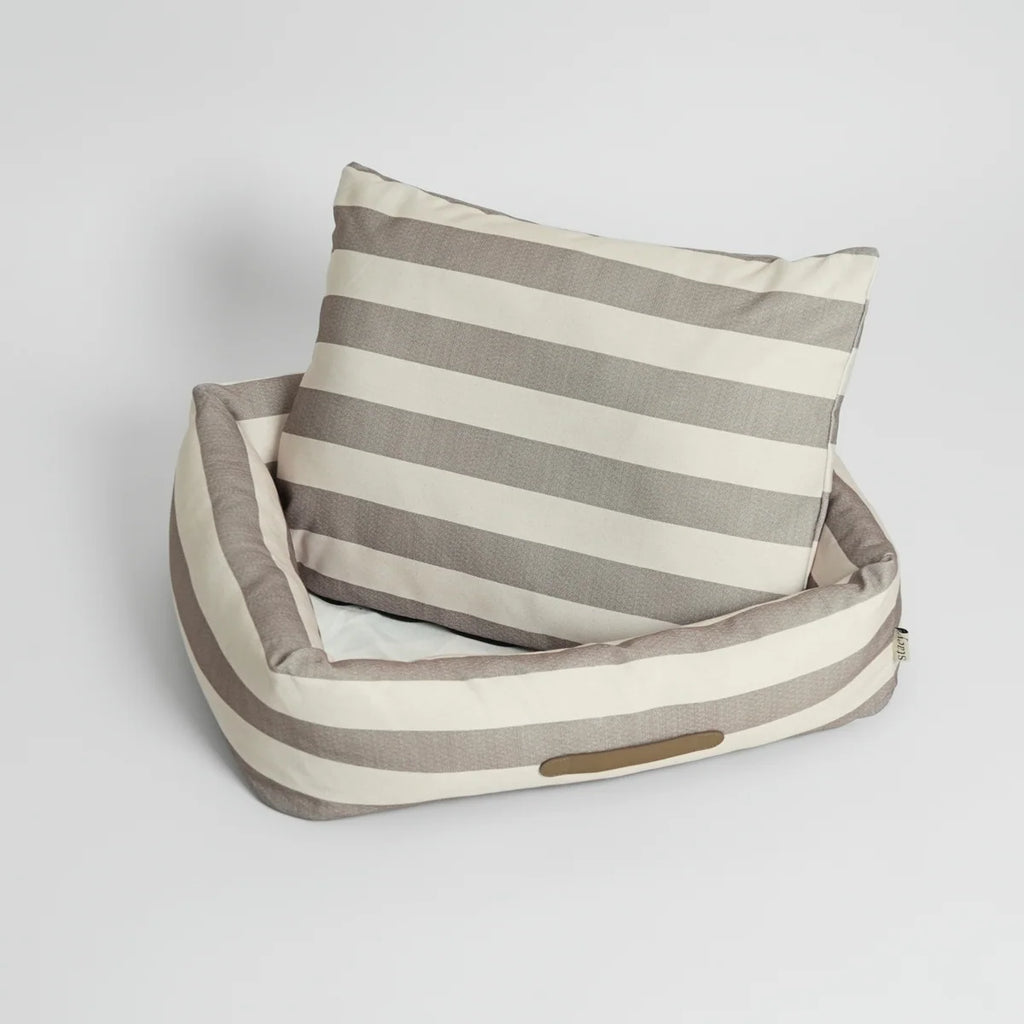 The Alba Striped Orthopaedic Dog Bed