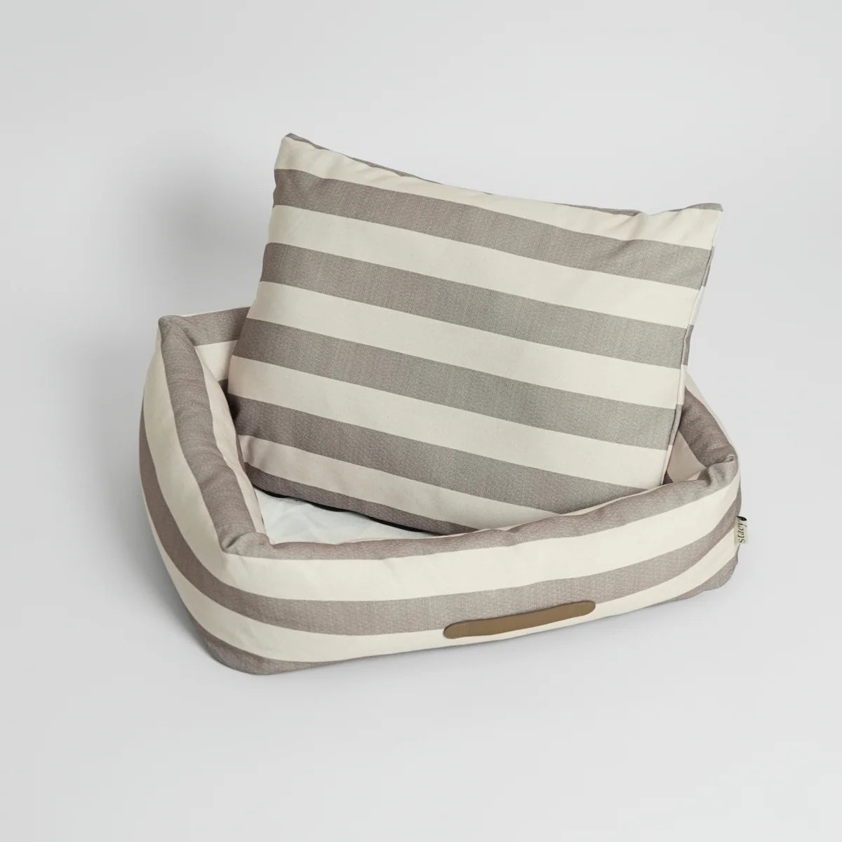 The Alba Striped Orthopaedic Dog Bed