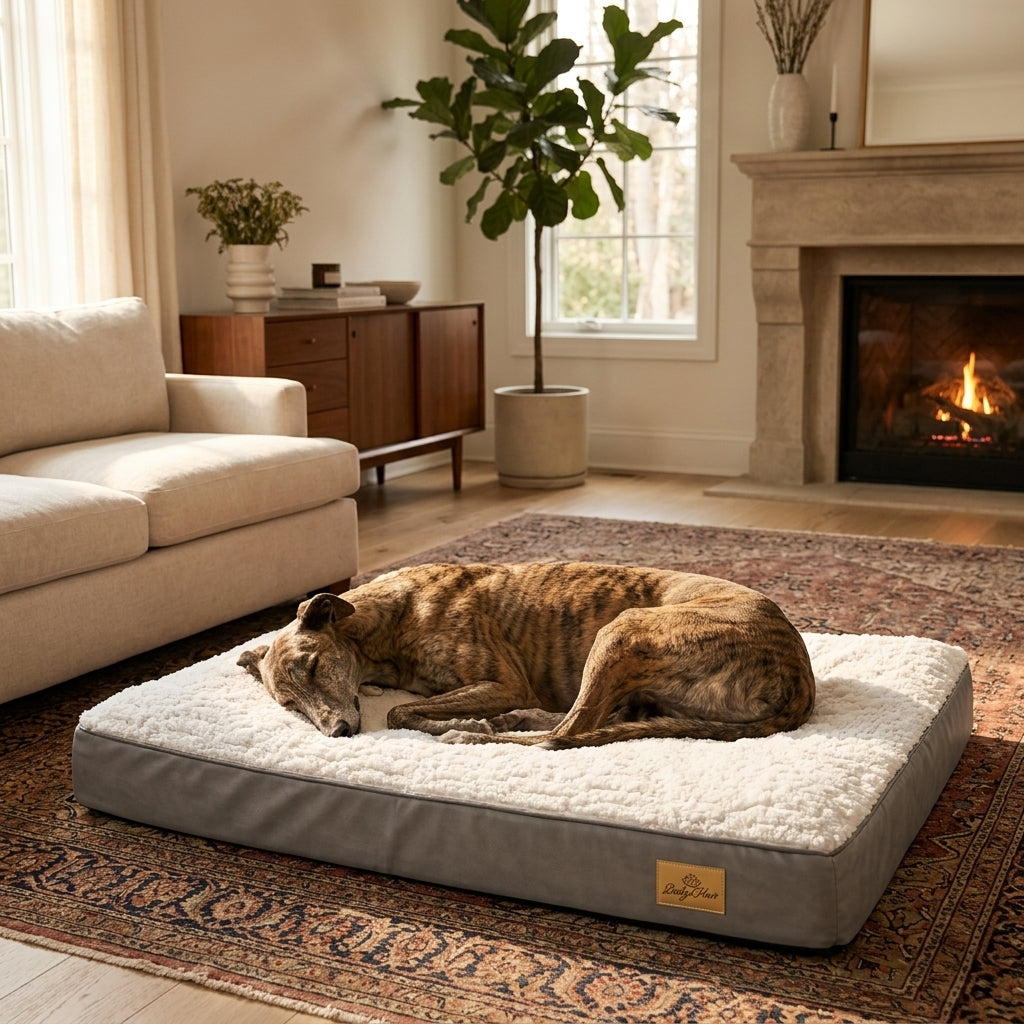 The Sandringham Orthopaedic Memory Foam Dog Bed — Solid Support Core