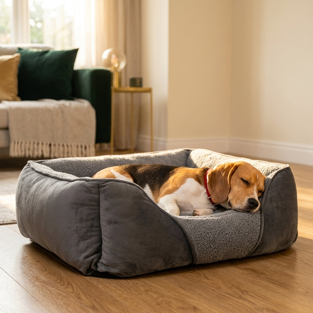 The Blenheim Luxury Calming Plush Dog Bed