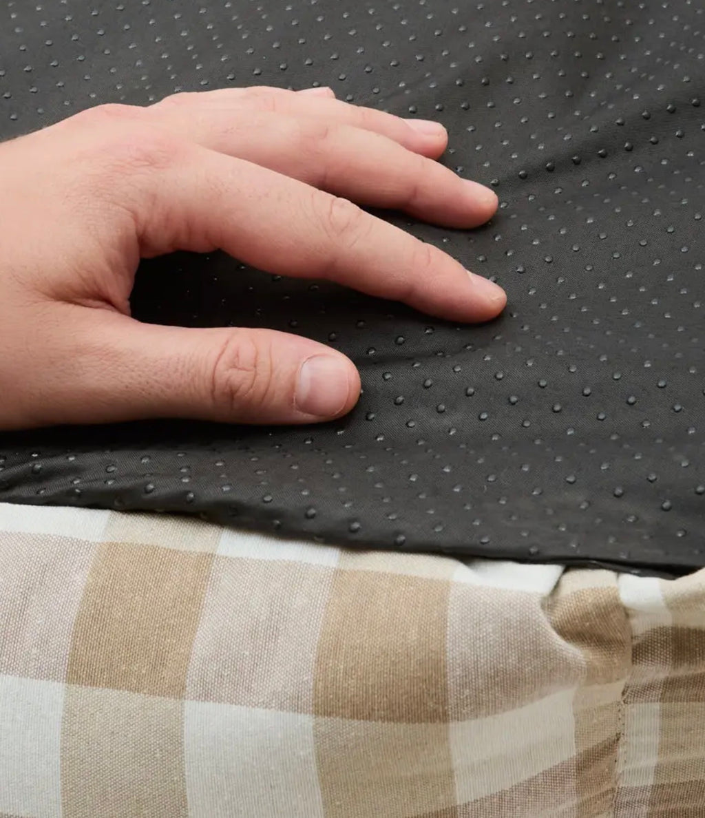 The Henley Gingham Dog Bed