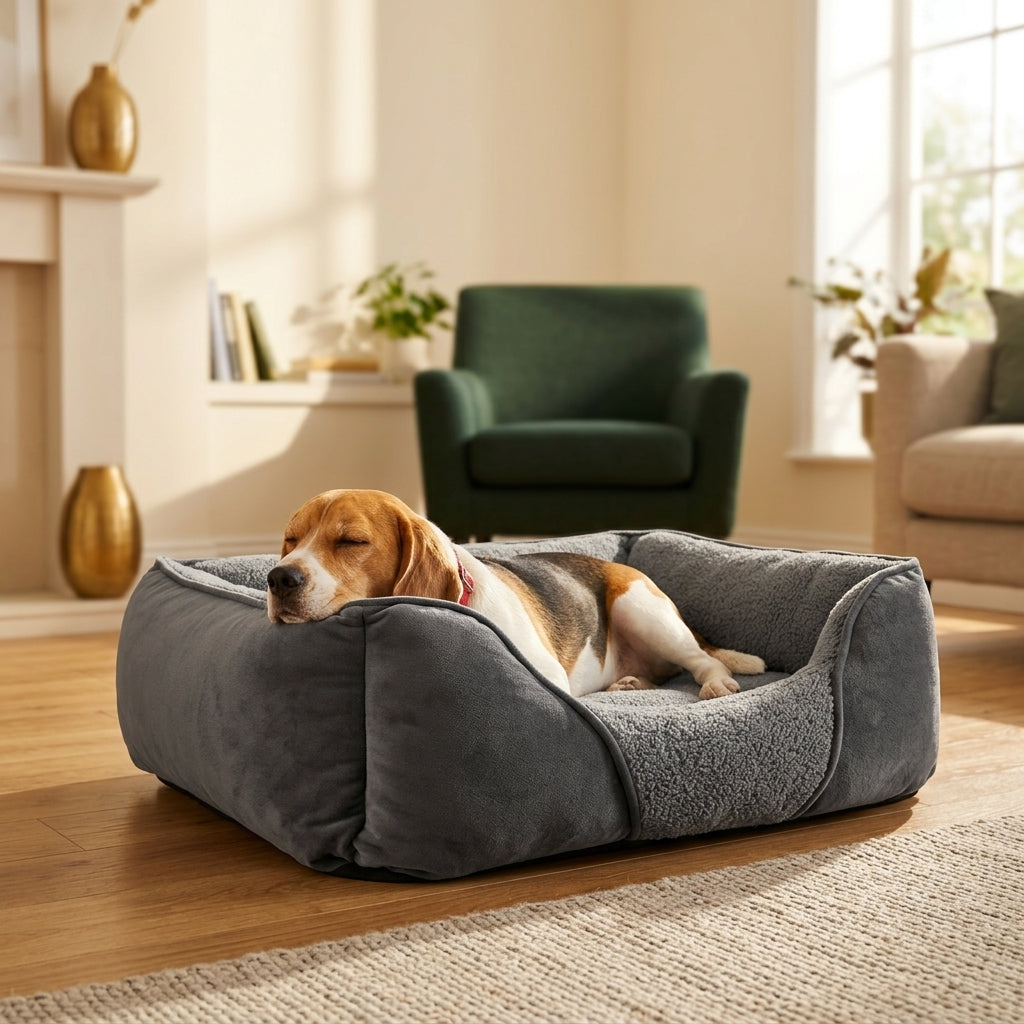 The Blenheim Luxury Calming Plush Dog Bed