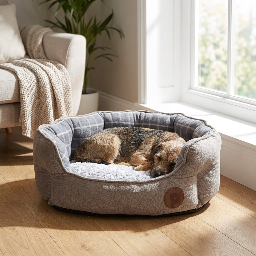 Petface Bamboo Oval Dog Bed