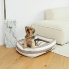 The Alba Striped Orthopaedic Dog Bed