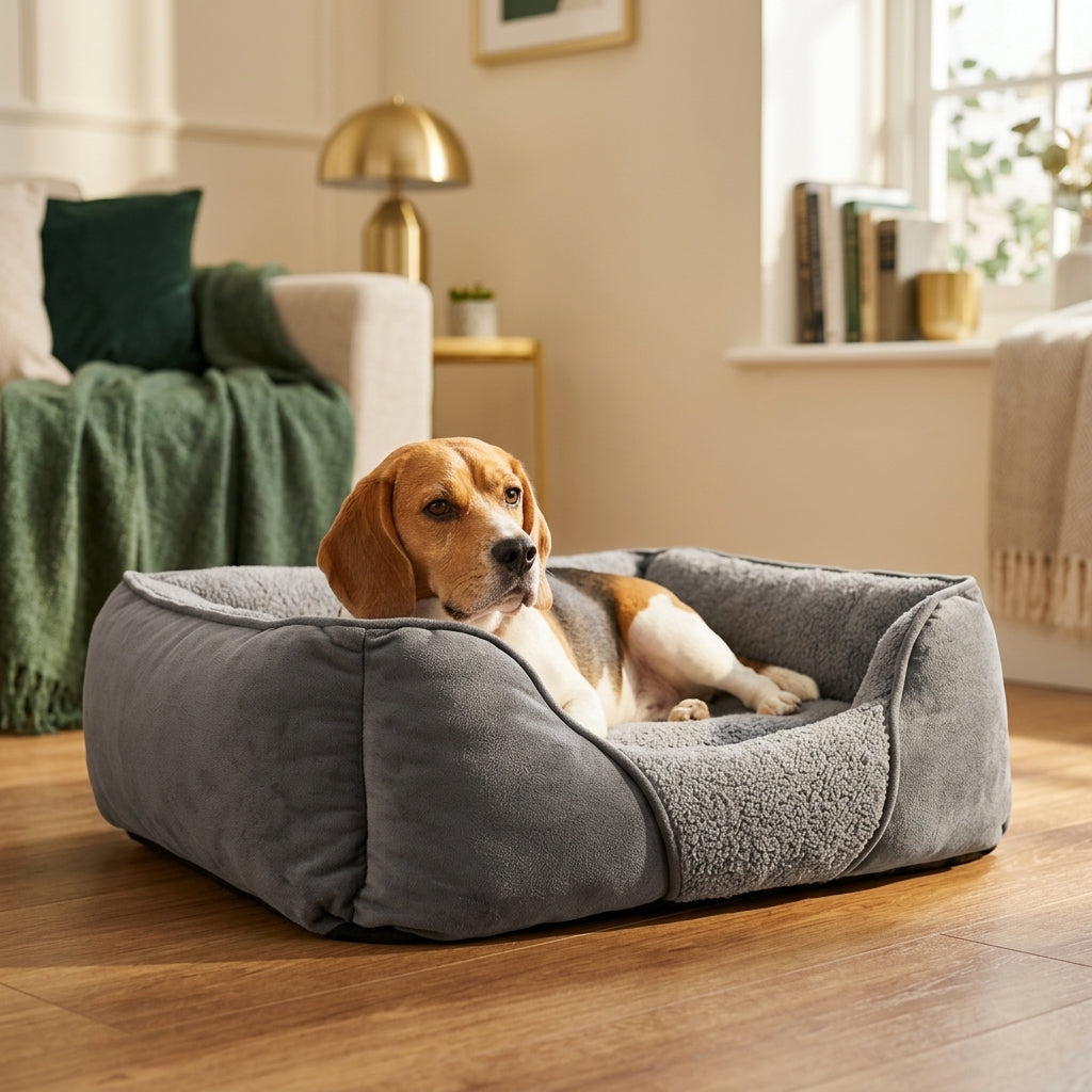 The Blenheim Luxury Calming Plush Dog Bed
