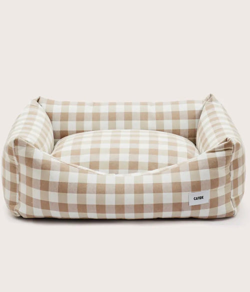 The Henley Gingham Dog Bed