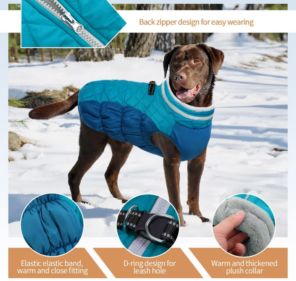 Wrynose Waterproof Fleece-Lined Winter Dog Coat
