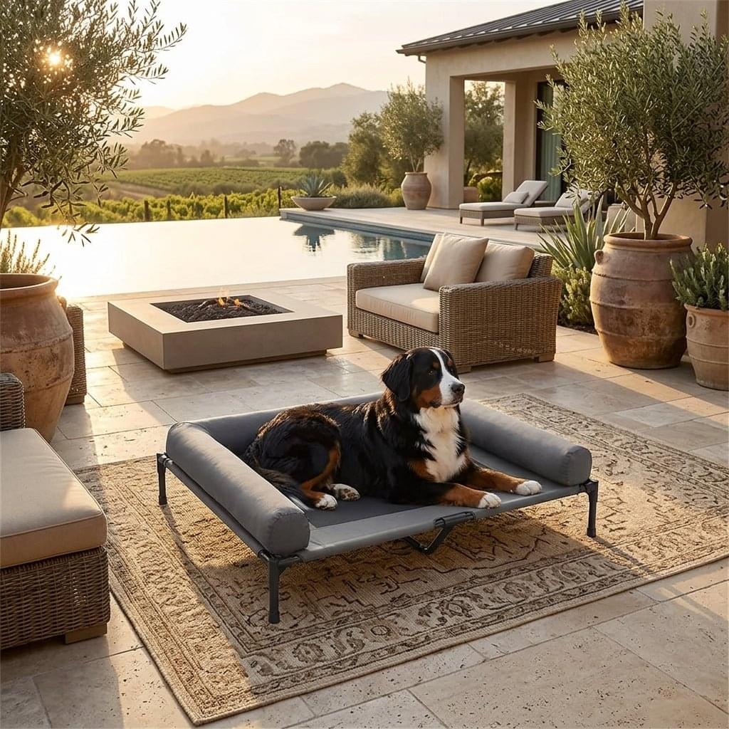 Bassenthwaite Elevated Mesh Dog Bed - Pawlunova