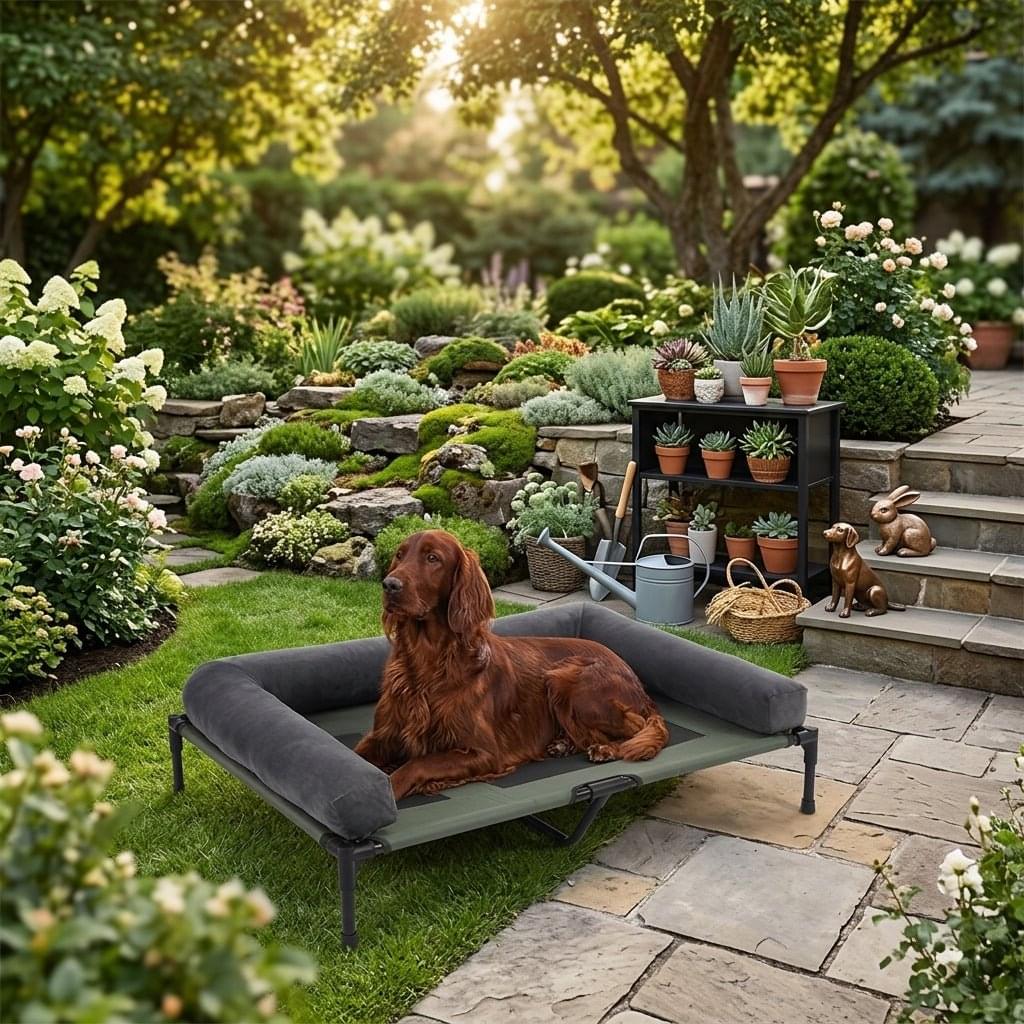 Bassenthwaite Elevated Mesh Dog Bed - Pawlunova
