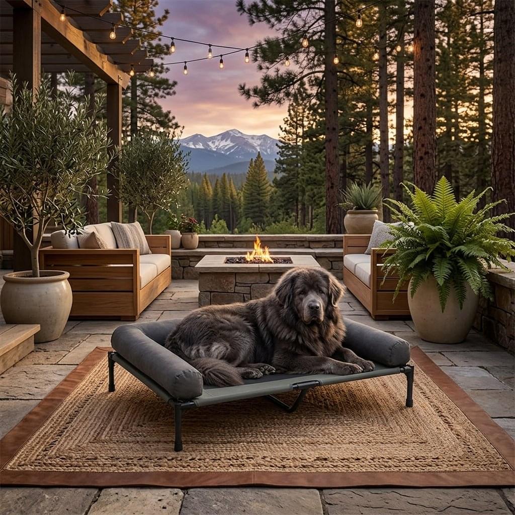 Bassenthwaite Elevated Mesh Dog Bed - Pawlunova