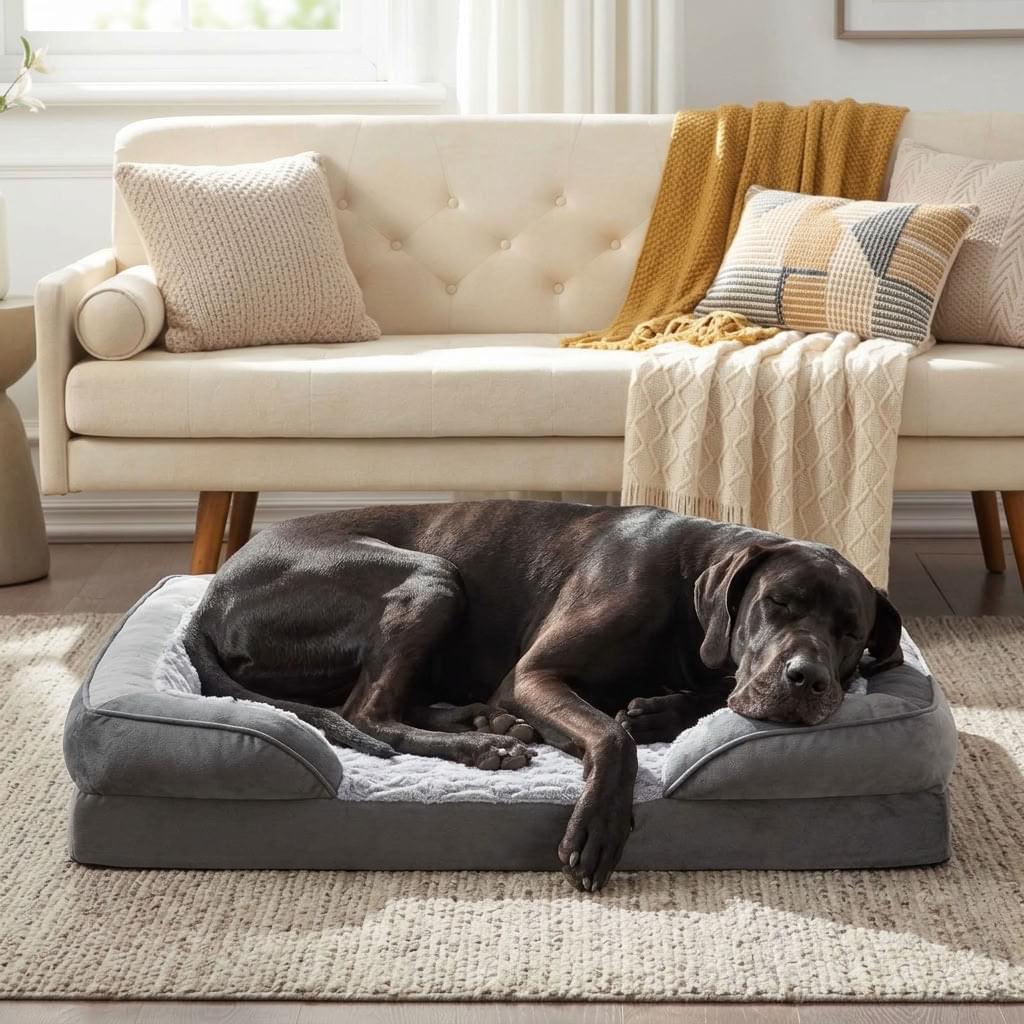 Braithwaite Orthopaedic Chaise Dog Bed - Pawlunova