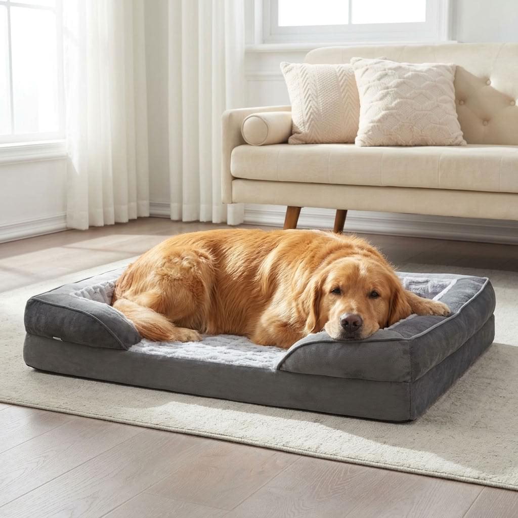 Braithwaite Orthopaedic Chaise Dog Bed - Pawlunova