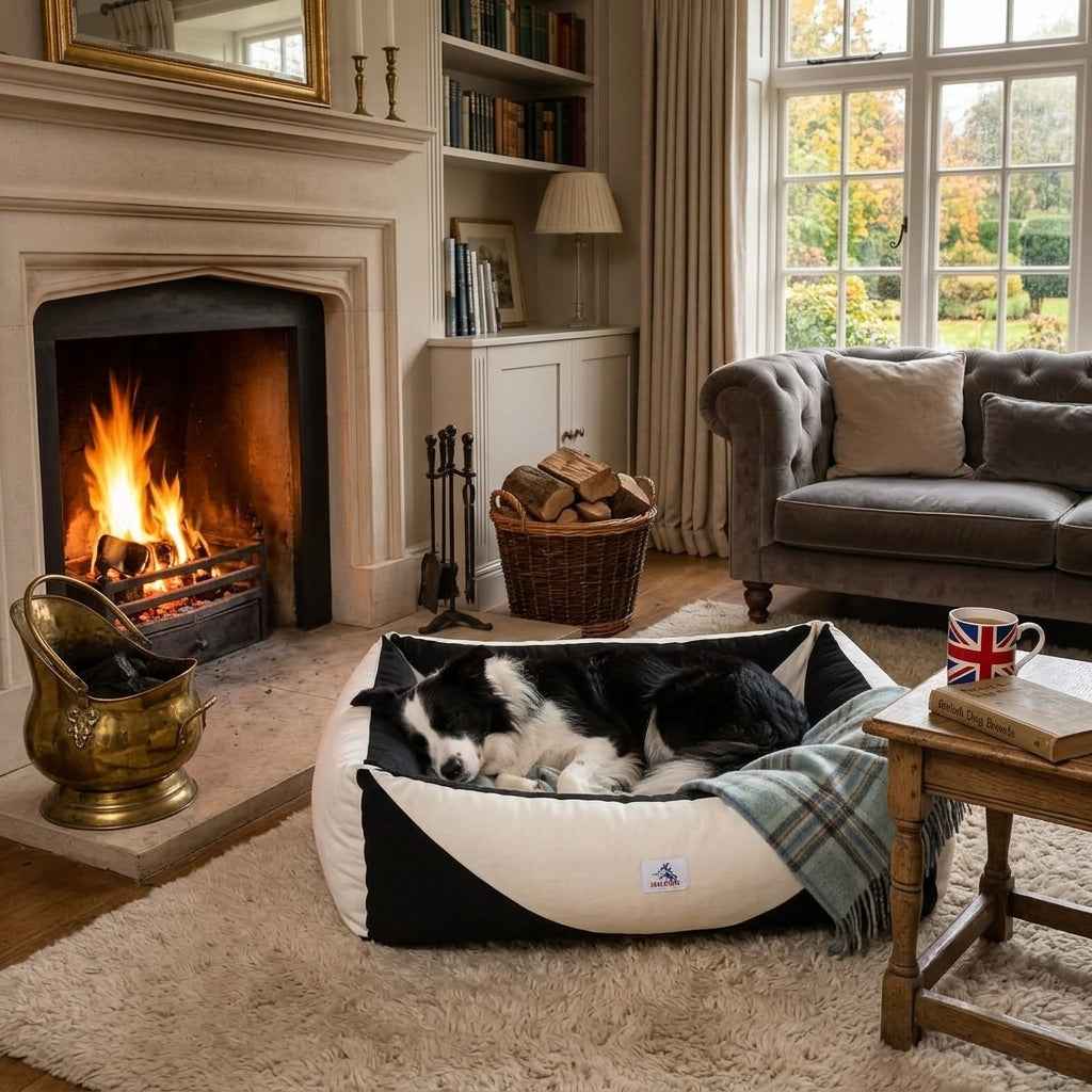 Coniston Oval Memory Foam Bolster Dog Bed - Pawlunova
