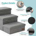 Coniston folding dog steps beside a bed