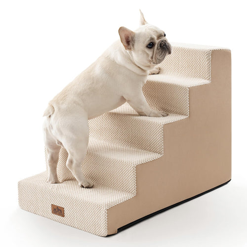 Grasmere foam dog steps with wide, stable base