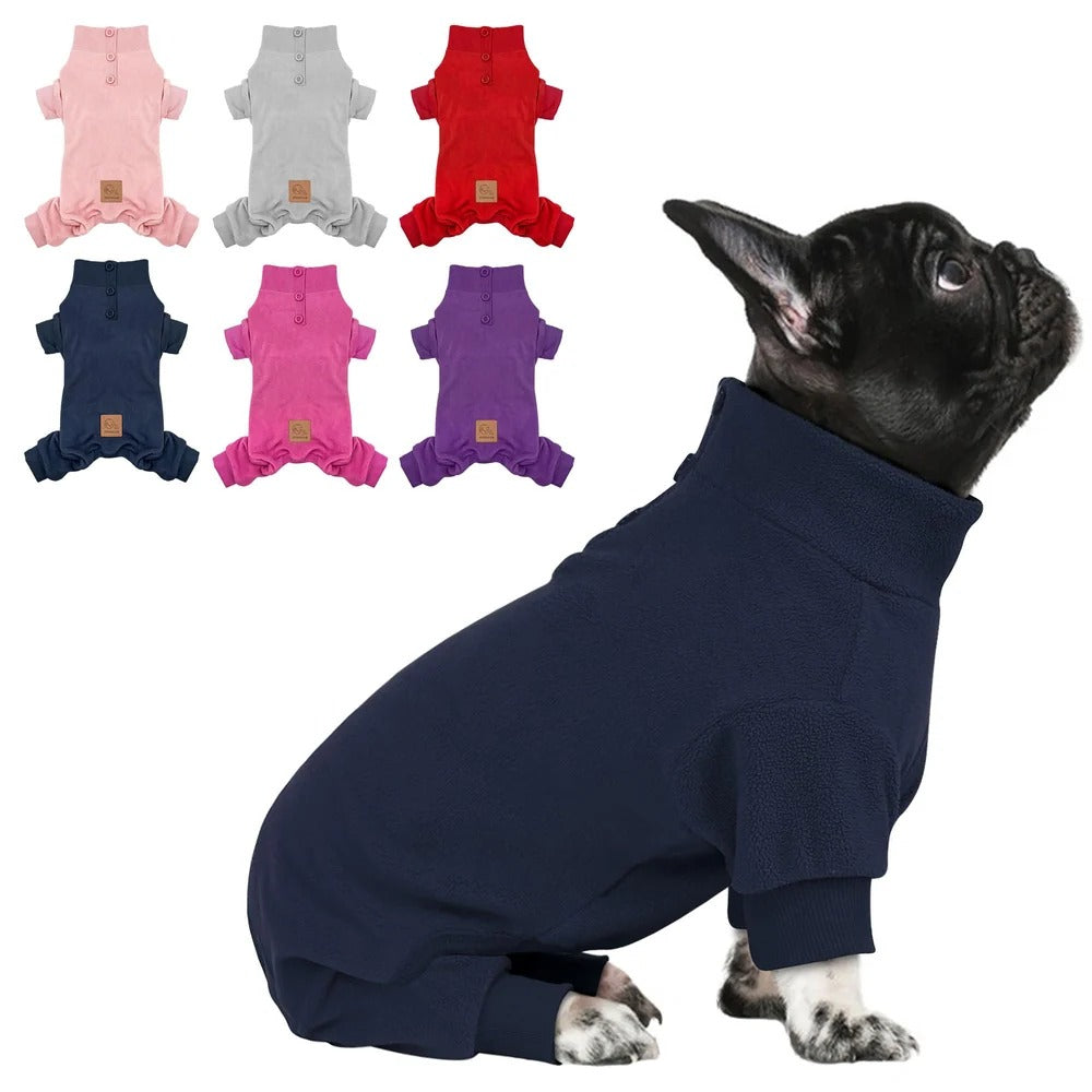 Aira Soft Fleece All-in-One Dog Pyjamas