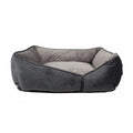 Dream Paws Geometric Shape Dog Bed Grey