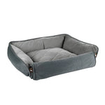 Dream Paws Quilted Dog Bed Grey