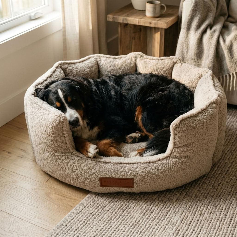 Elterwater Bouclé Memory Foam Nest Dog Bed - Pawlunova
