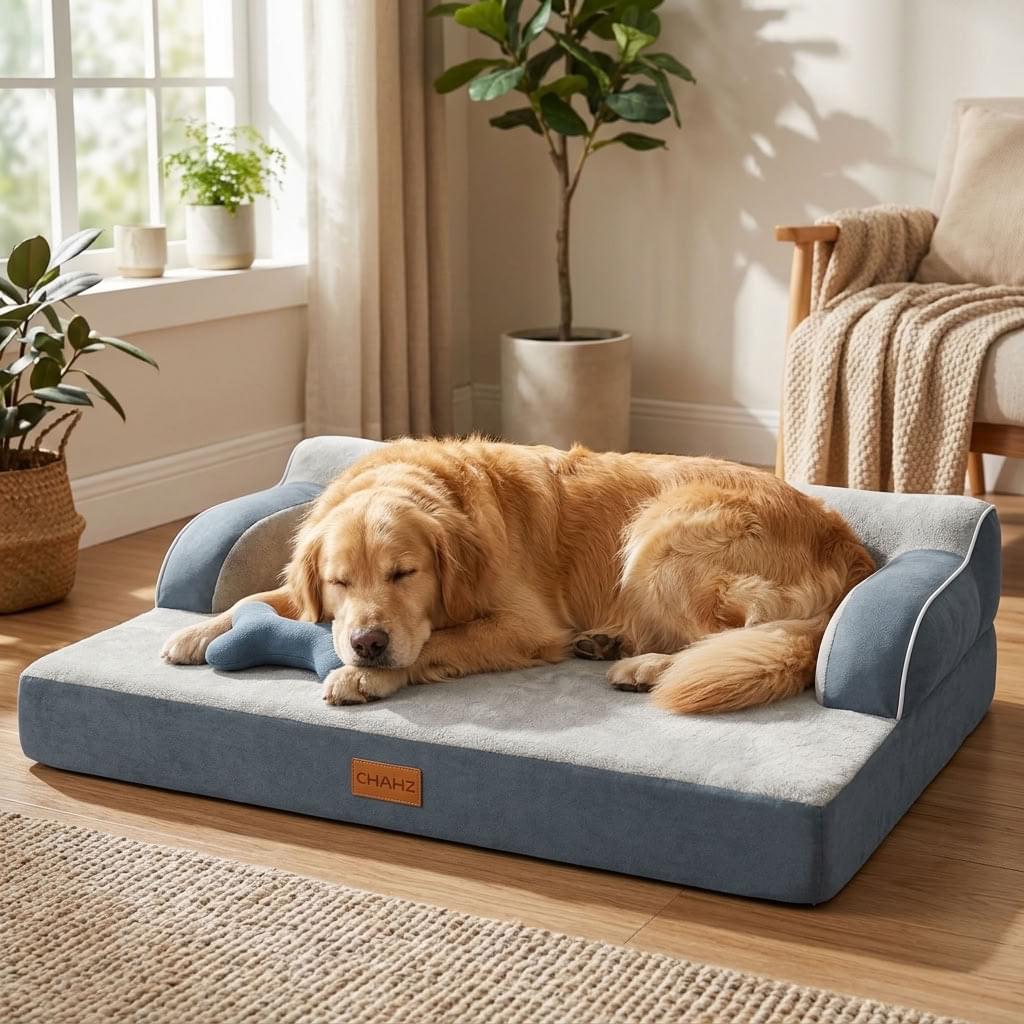 Ennerdale Gel Memory Foam Orthopaedic Dog Bed - Pawlunova