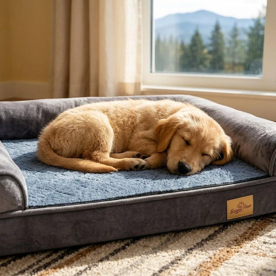 Grasmere Memory Foam Bolster Dog Sofa - Pawlunova
