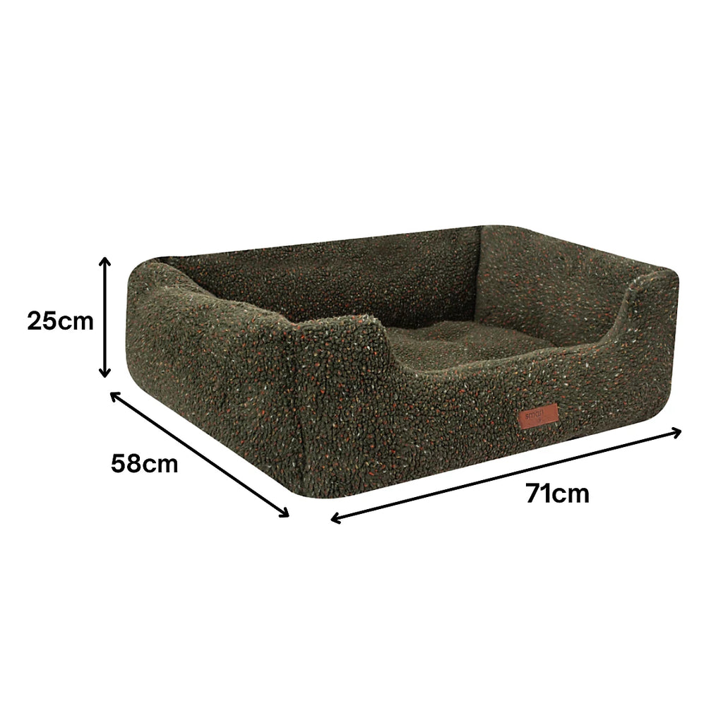 Green Sherpa High-Wall Bed (Washable)