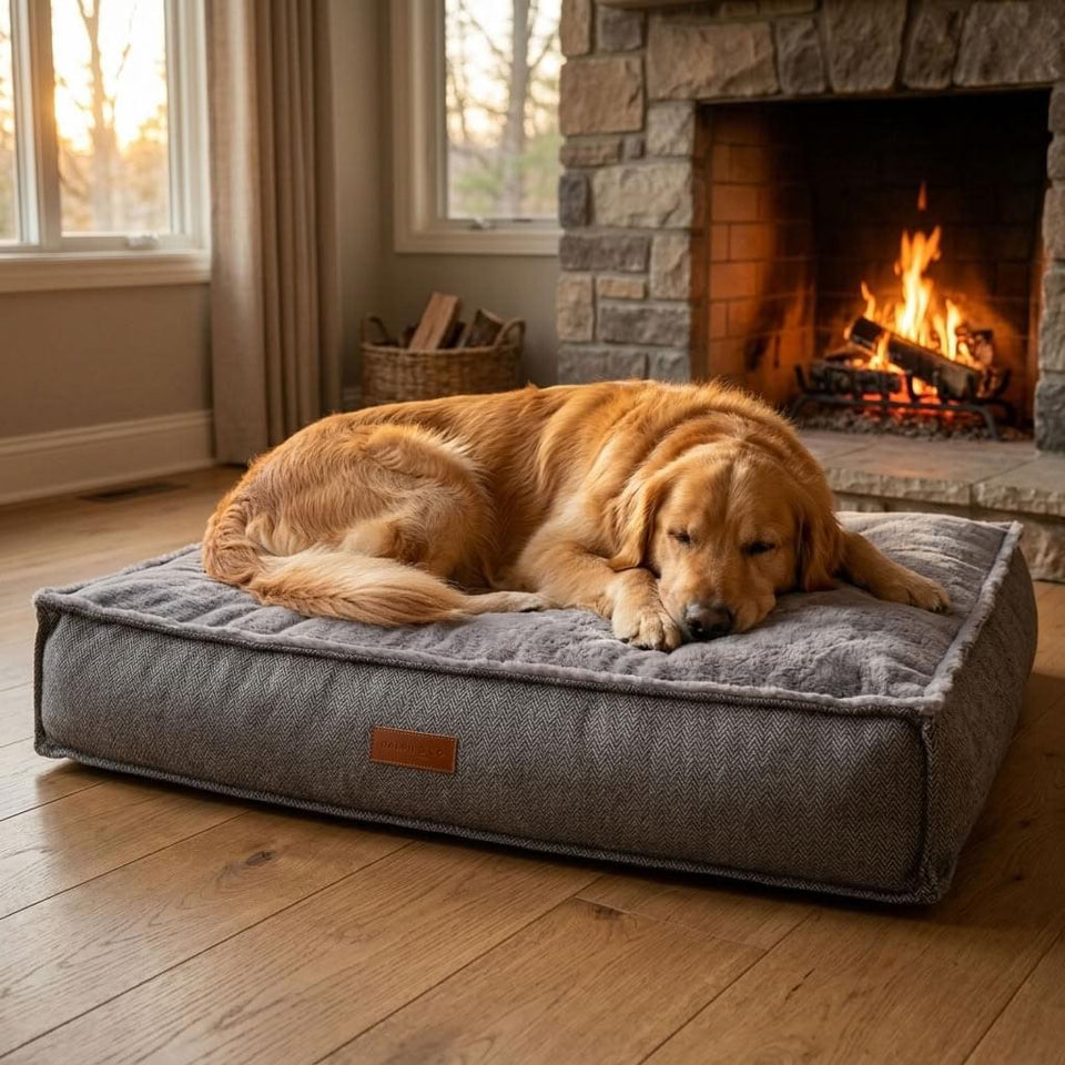 Hawkshead Herringbone Pillow Dog Mattress - Pawlunova