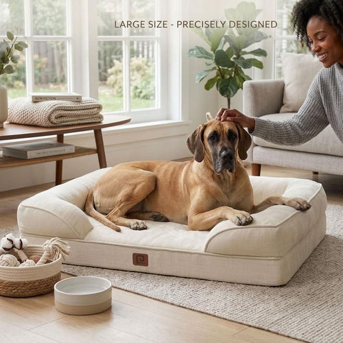 Longsleddale XXL Memory Foam Bolster Dog Bed - Pawlunova