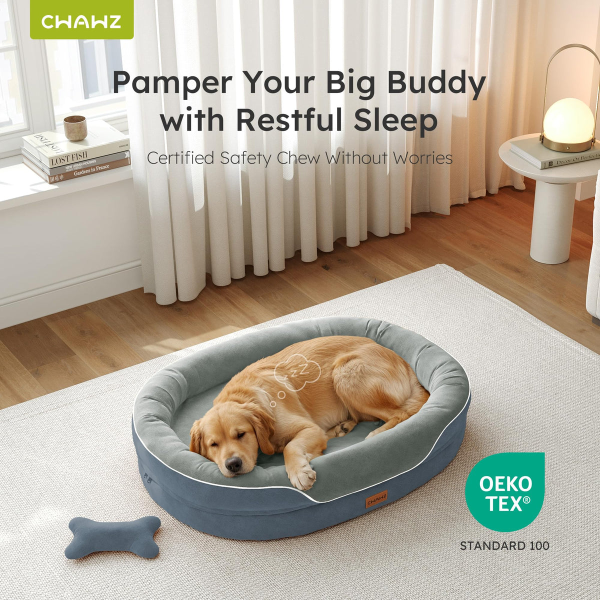 Matterdale Wraparound Memory Foam Bolster Dog Bed - PawLunova