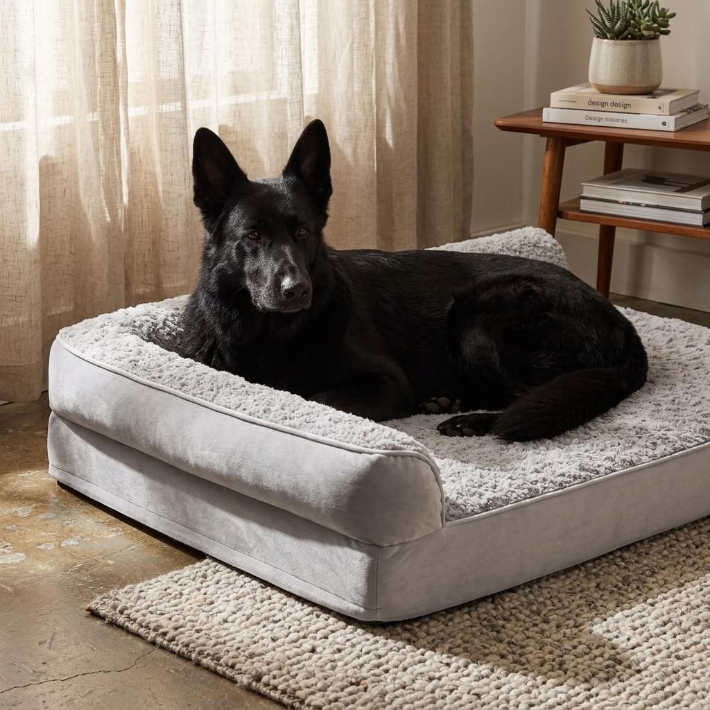 Nocturne Orthopaedic Bolster Dog Bed - Pawlunova