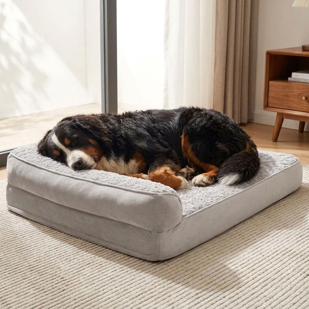 Nocturne Orthopaedic Bolster Dog Bed - Pawlunova