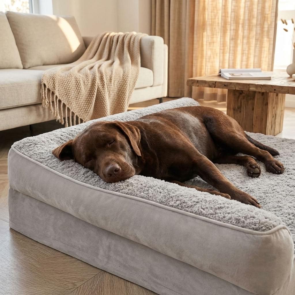 Nocturne Orthopaedic Bolster Dog Bed - Pawlunova