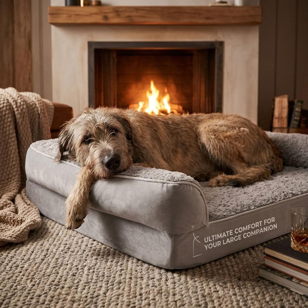 Nocturne Orthopaedic Bolster Dog Bed - Pawlunova