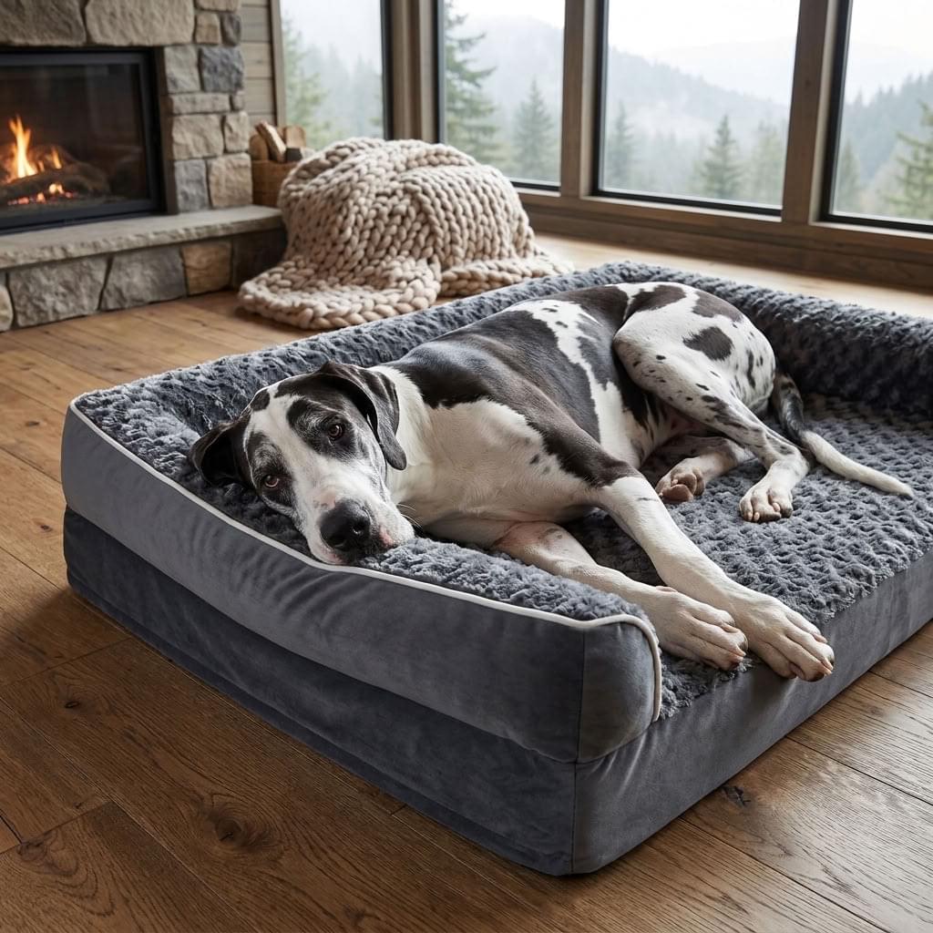 Nocturne Orthopaedic Bolster Dog Bed - Pawlunova
