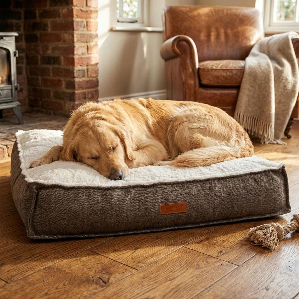 Patterdale Tweed Orthopaedic Dog Mattress - Pawlunova