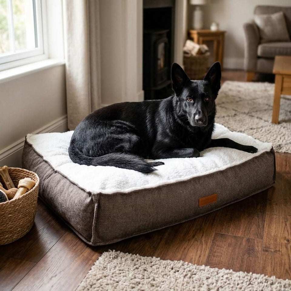 Patterdale Tweed Orthopaedic Dog Mattress - Pawlunova