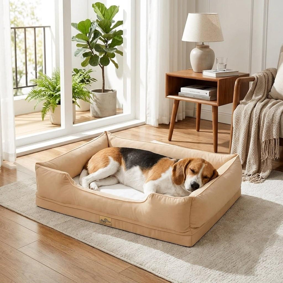 Ribble Bolster Dog Crate Bed - Pawlunova