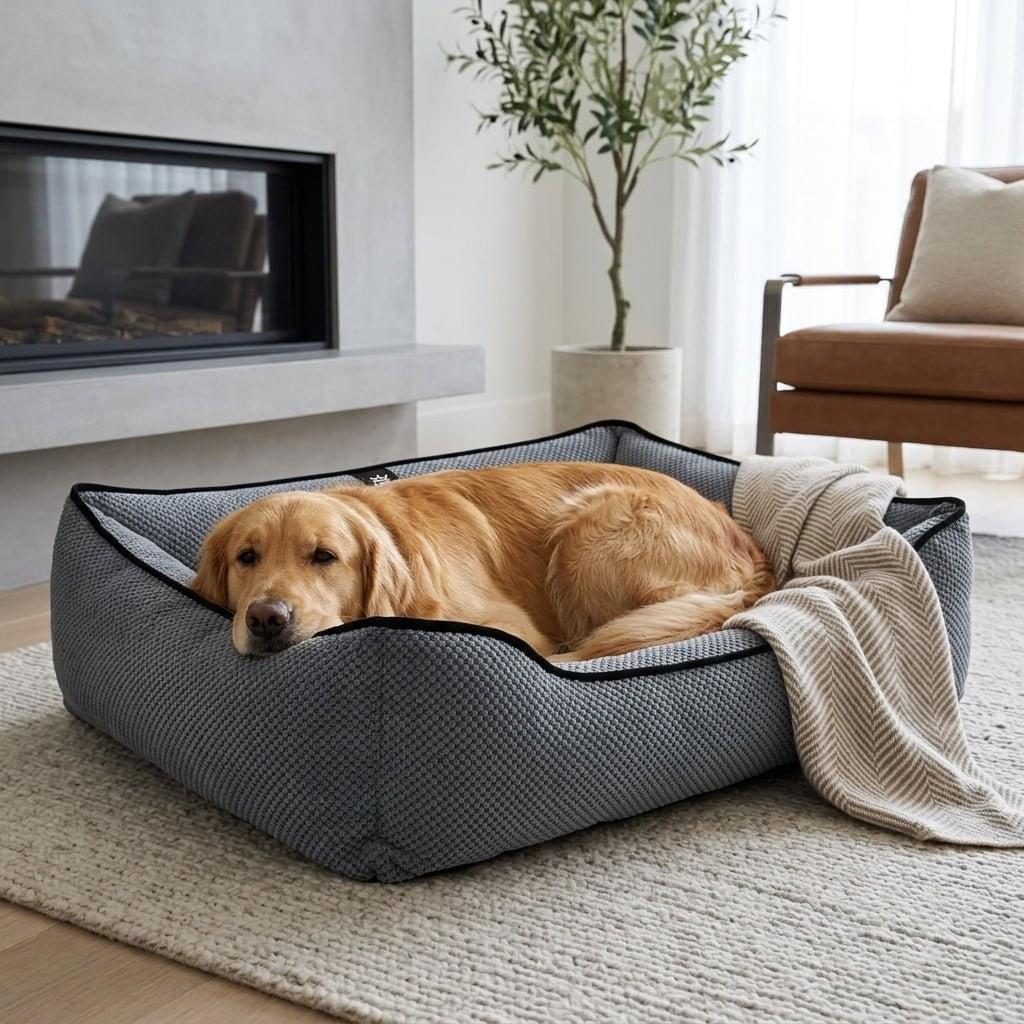 Rydal Personalised Plush Dog Bed - Pawlunova