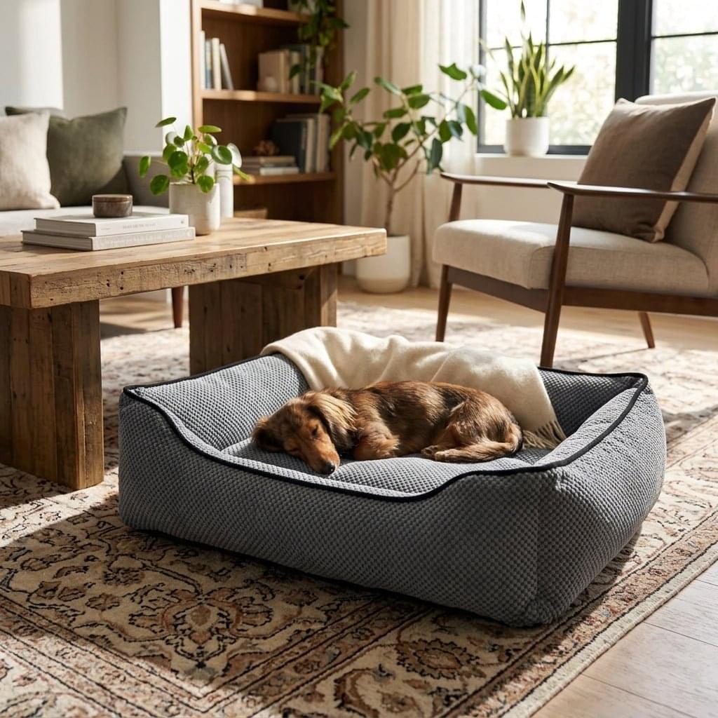 Rydal Personalised Plush Dog Bed - Pawlunova
