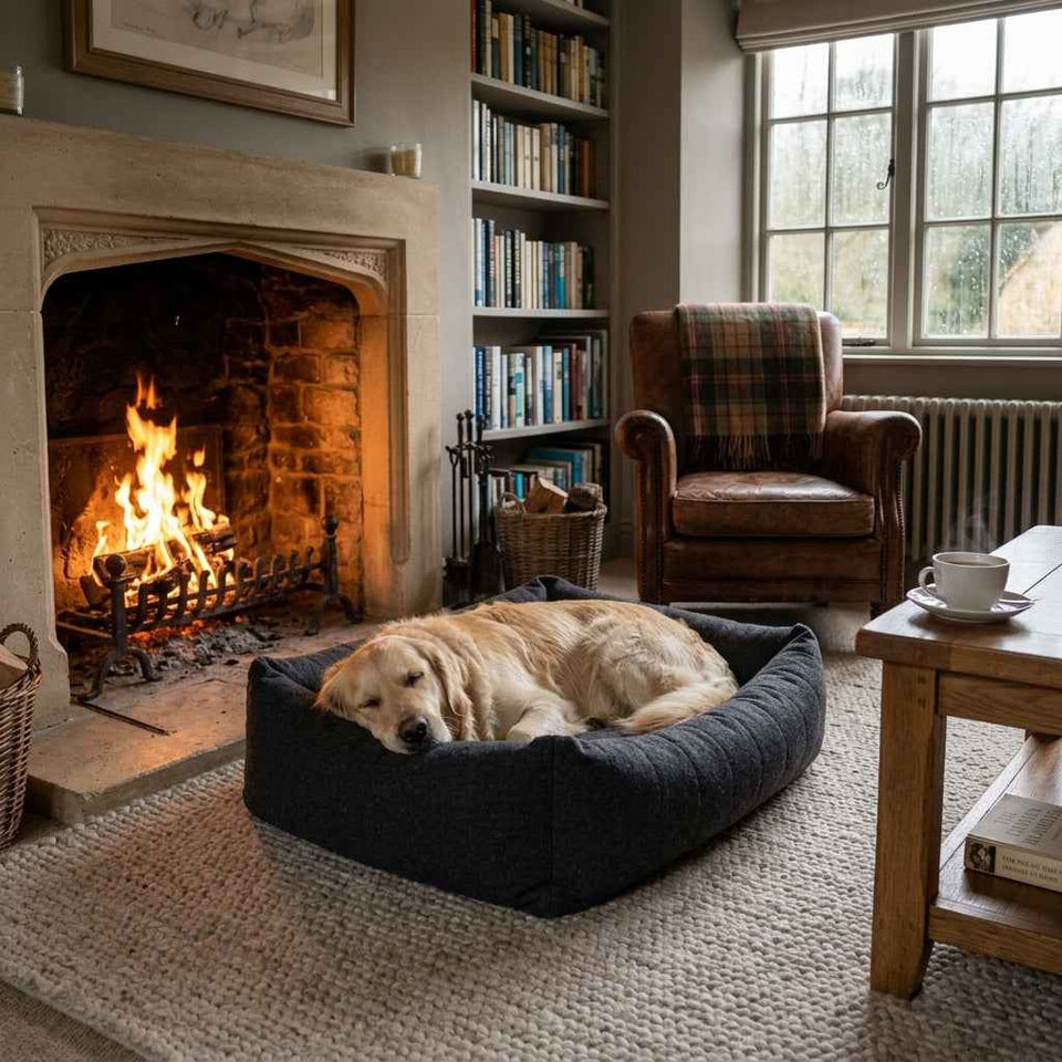 Thirlmere Felt Nest Dog Bed - Pawlunova
